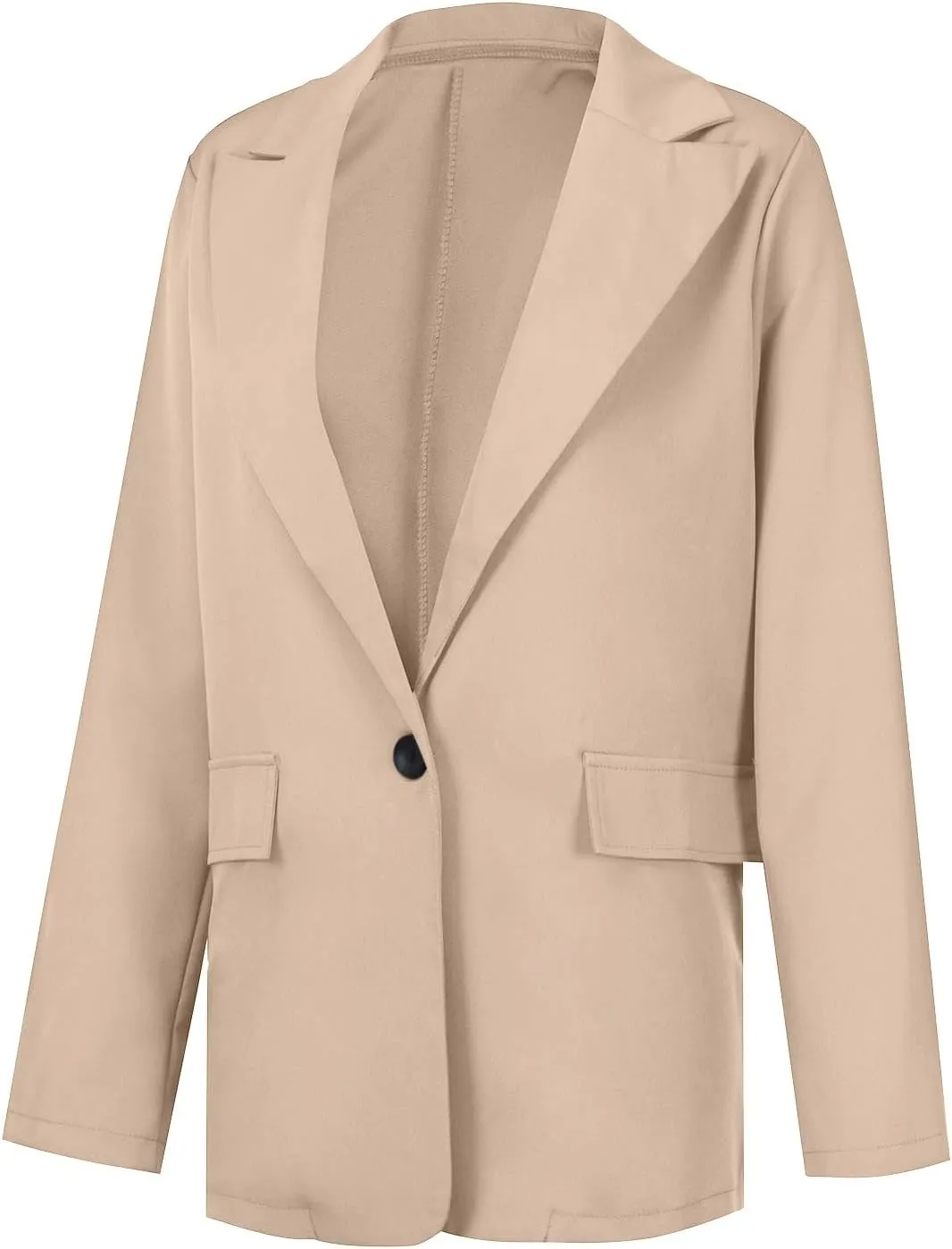 2025 Hot Blazer Suit Jacekt for Women Casual Open Front Notched V-Neck Semi-Formal Blazers Office Outwear