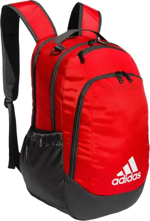 adidas Defender Sports, Soccer Bags and Basketball Backpacks for Holding Balls, Featuring Shoe Compartment, Team Power Red, One Size
