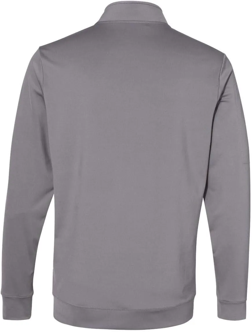 adidas - Performance Textured Quarter-Zip Pullover - A295