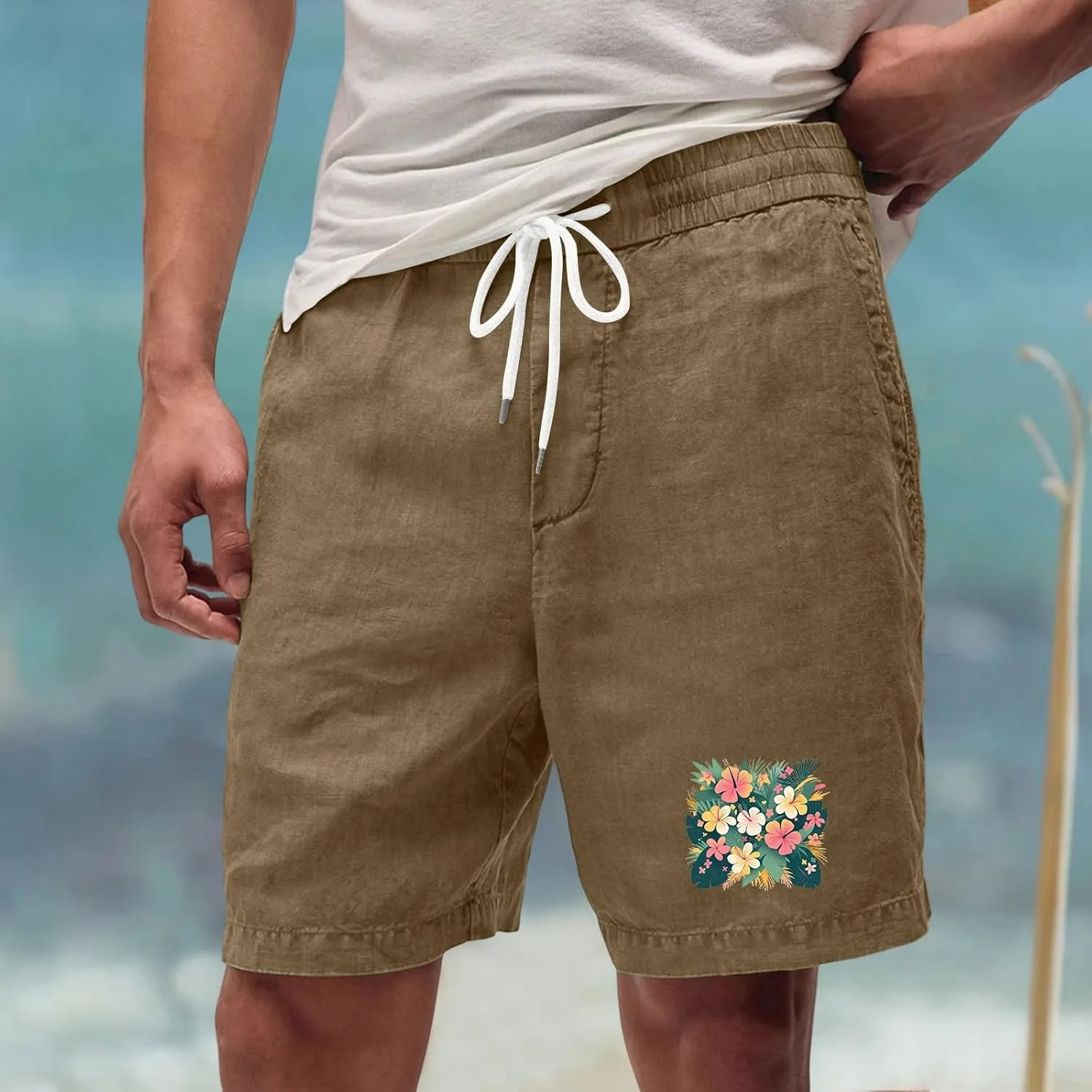 Athletic Shorts for Men Durability Loose Fit and Breathable Sports Shorts with Pocket 2025 Summer