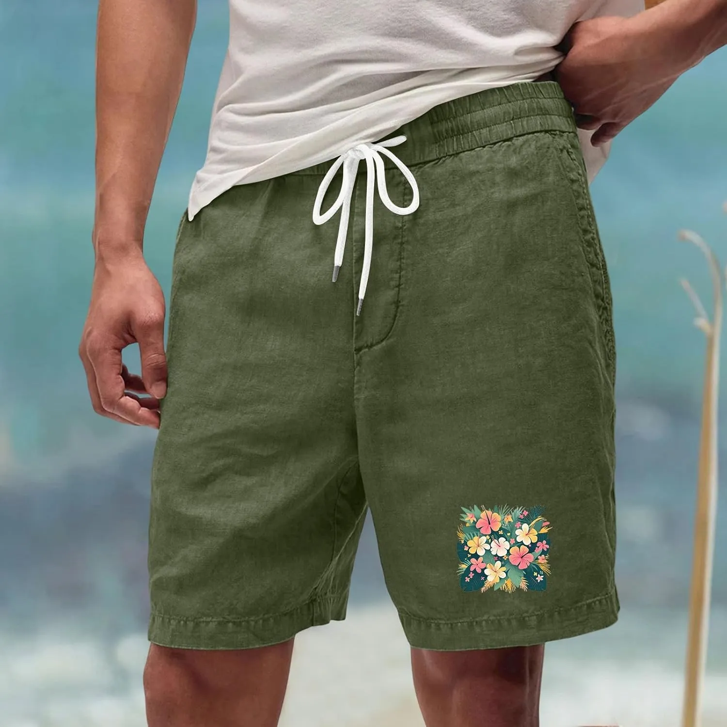 Athletic Shorts for Men Durability Loose Fit and Breathable Sports Shorts with Pocket 2025 Summer