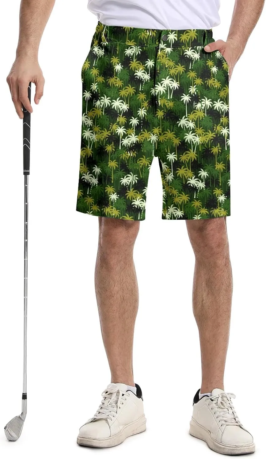 BIANTI Golf Shorts for Men Stretch Men's Casual Athletic Dress Shorts with Zipper Pockets