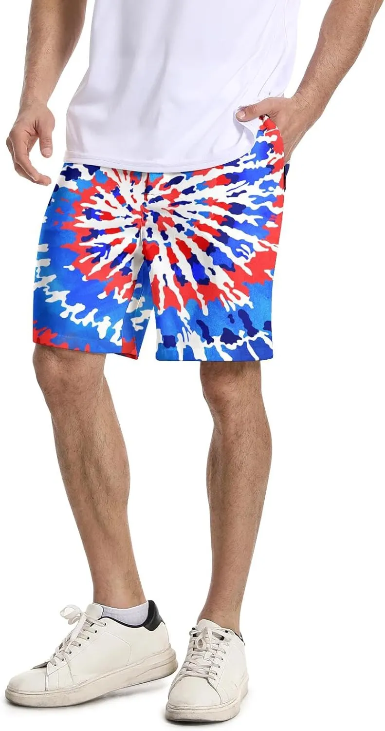 BIANTI Golf Shorts for Men Stretch Men's Casual Athletic Dress Shorts with Zipper Pockets