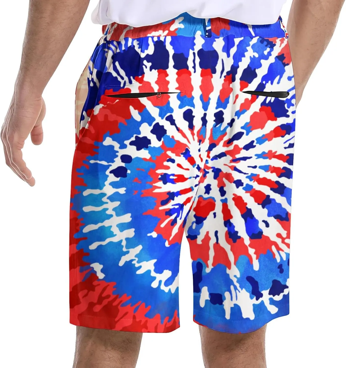 BIANTI Golf Shorts for Men Stretch Men's Casual Athletic Dress Shorts with Zipper Pockets