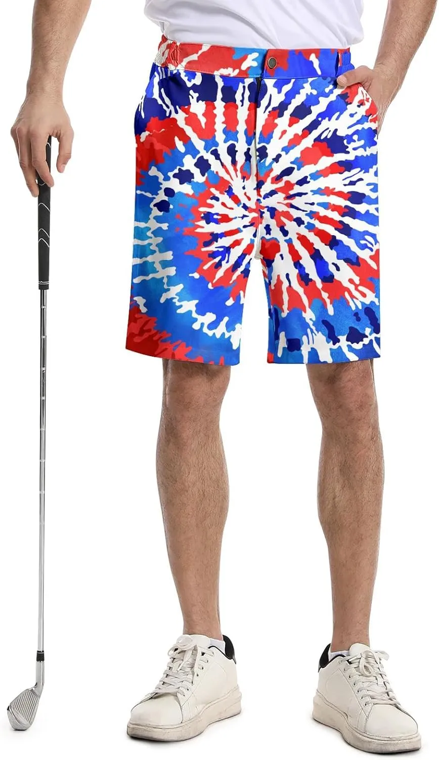 BIANTI Golf Shorts for Men Stretch Men's Casual Athletic Dress Shorts with Zipper Pockets