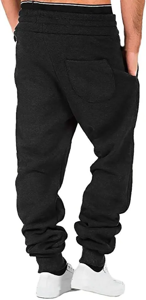Big and Tall Cargo Pants for Men Sweatpants for Men Cargo Pants Big and Tall Men's Elastic Waist Work Pants Loose Fit