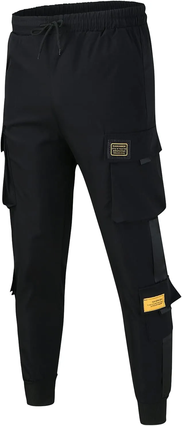 Big and Tall Sweatpants for Men Waist Jogger Sweatpants for Men Sweat Pants with Pockets Slim Fit Lightweight Joggers