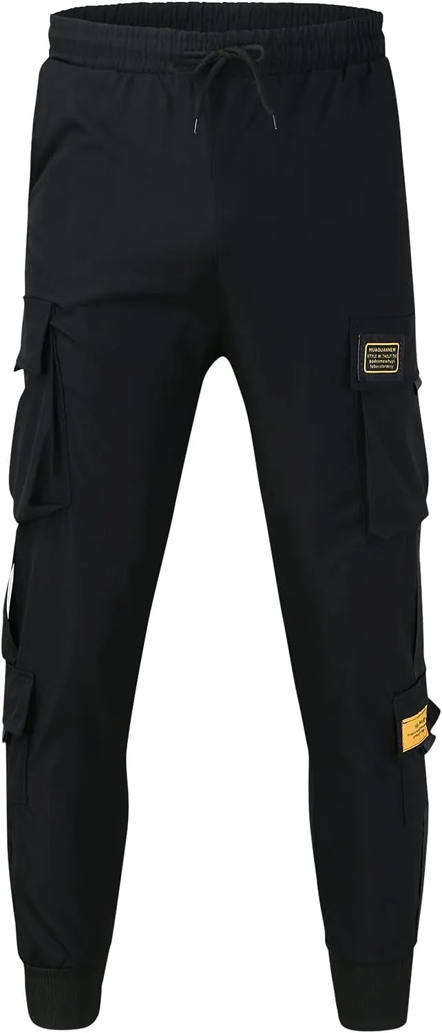 Big and Tall Sweatpants for Men Waist Jogger Sweatpants for Men Sweat Pants with Pockets Slim Fit Lightweight Joggers