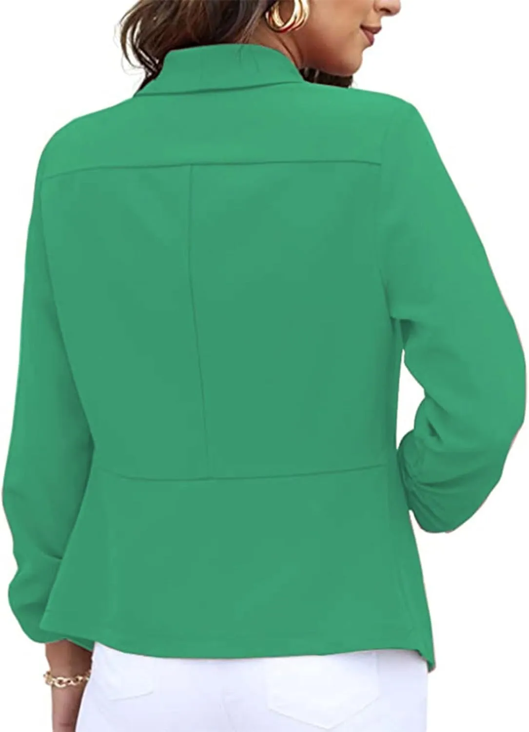 Blazers for Women Business Casual 2024 Sleeve Lapel Suit Small Jacket Blazer Dressy Work Suit Jackets Office Attire