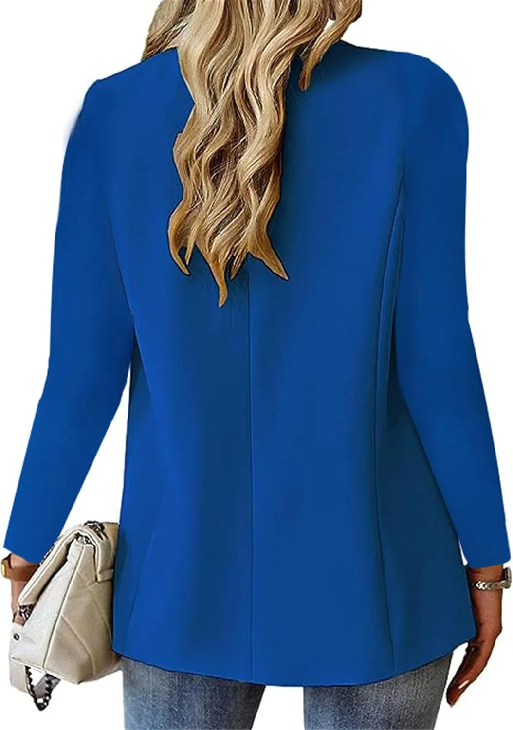 Blazers for Women Business Casual Long Sleeve Jackets Work Casual Blazer Suit Lightweight Elegant Open Front Jacket
