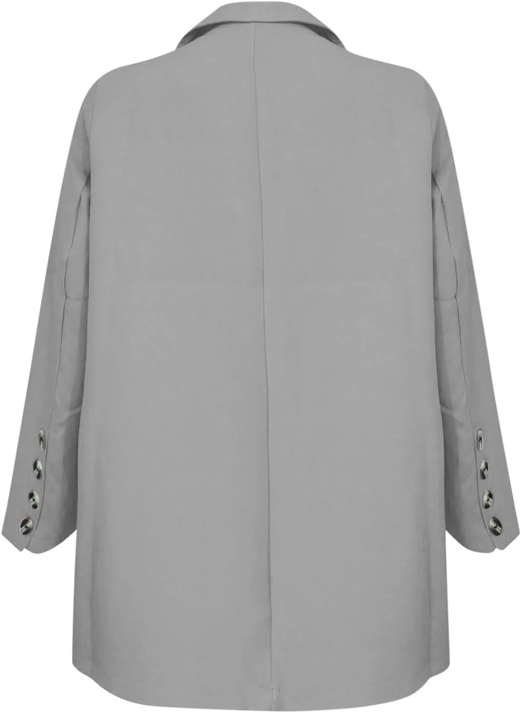 Blazers for Women Fashion Casual Outerwear Long Sleeve Button Down Jackets Lapel Work Suit Jacket with Pockets