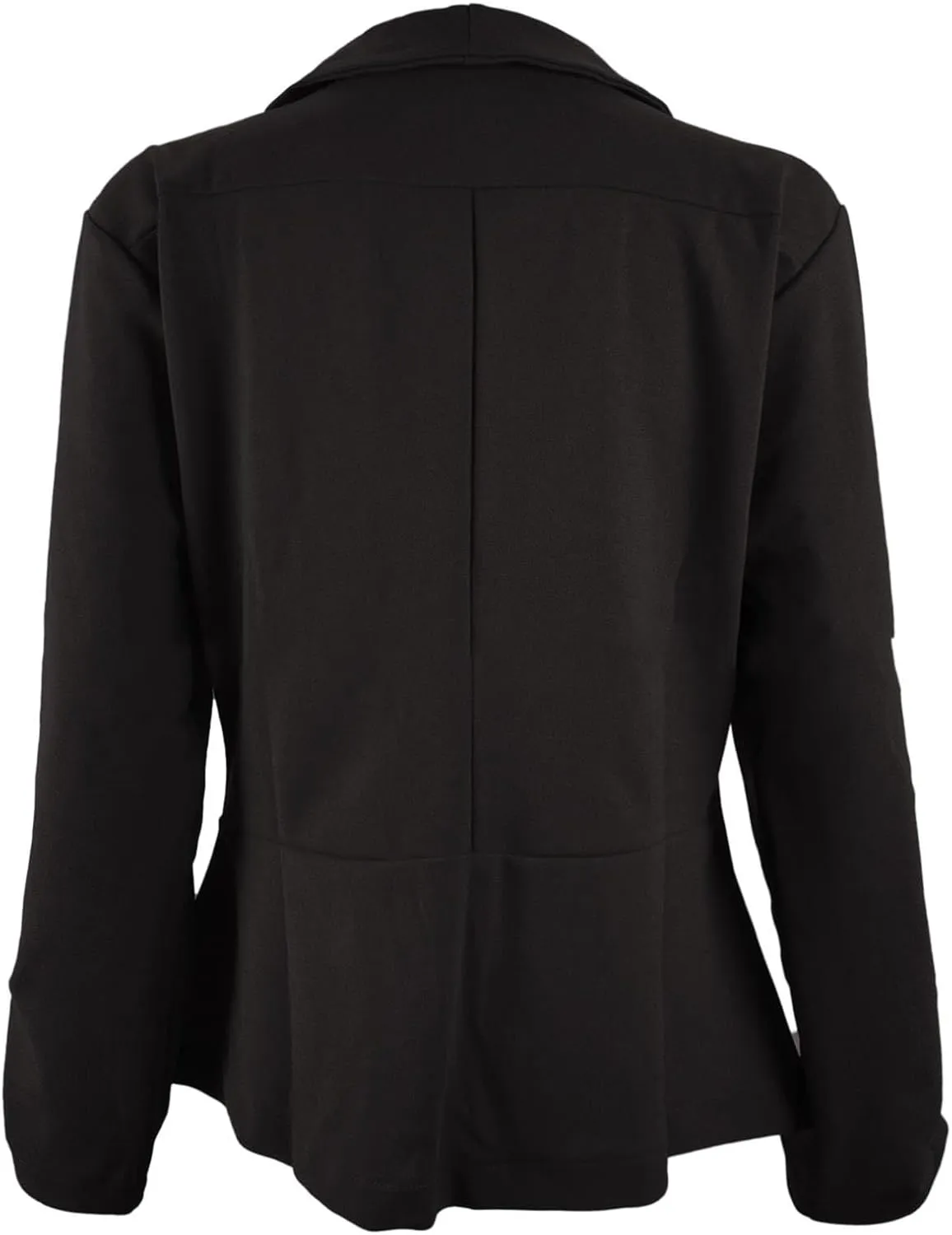 Blazers for Women Suit Jackets Long Sleeve Lapel Suit Small Jacket Work Office Blazer Lapel Button Jacket Black