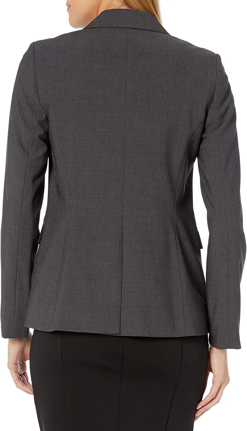 Calvin Klein Women's One Button Lux Blazer