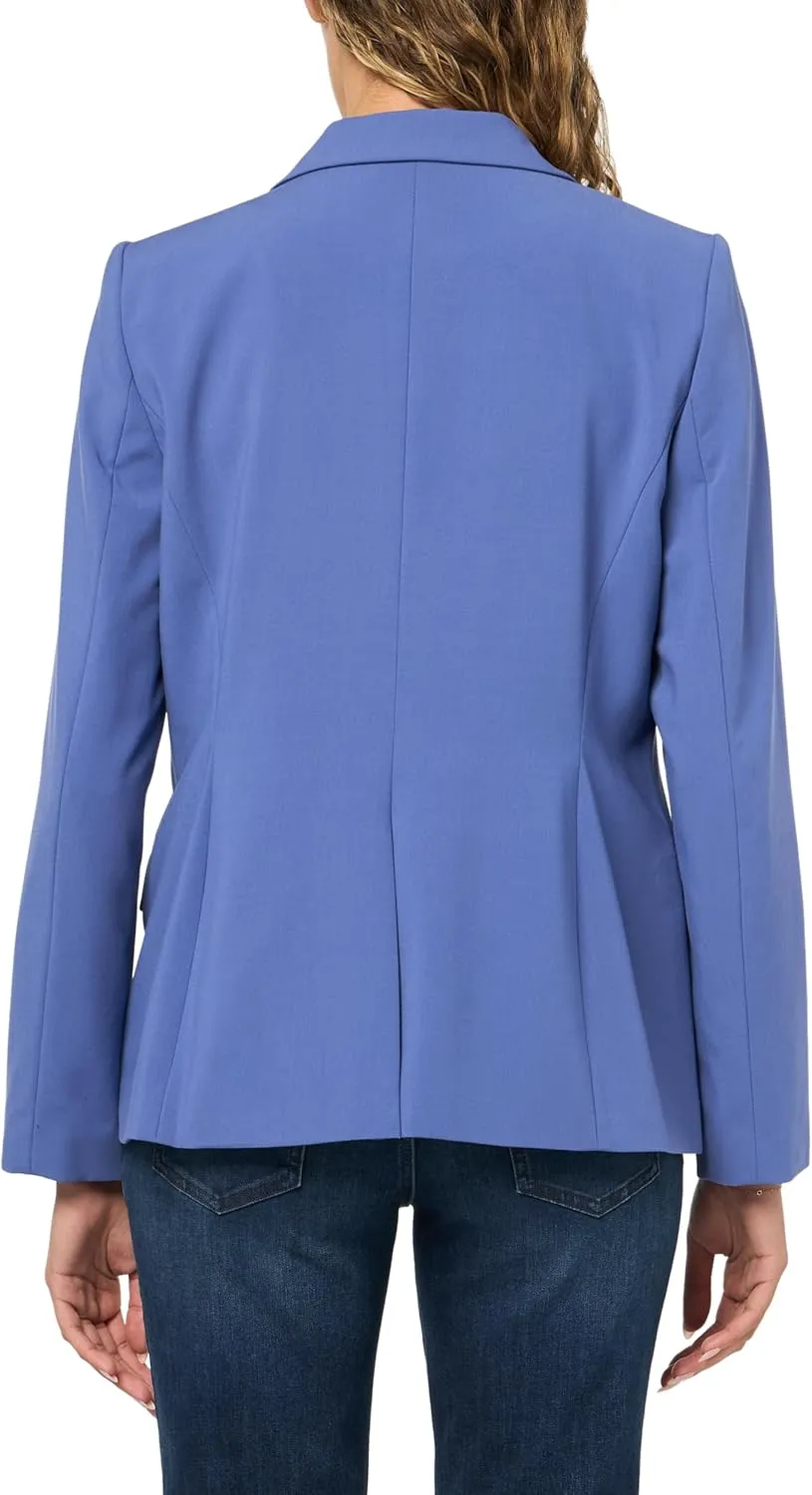 Calvin Klein Women's One Button Lux Blazer