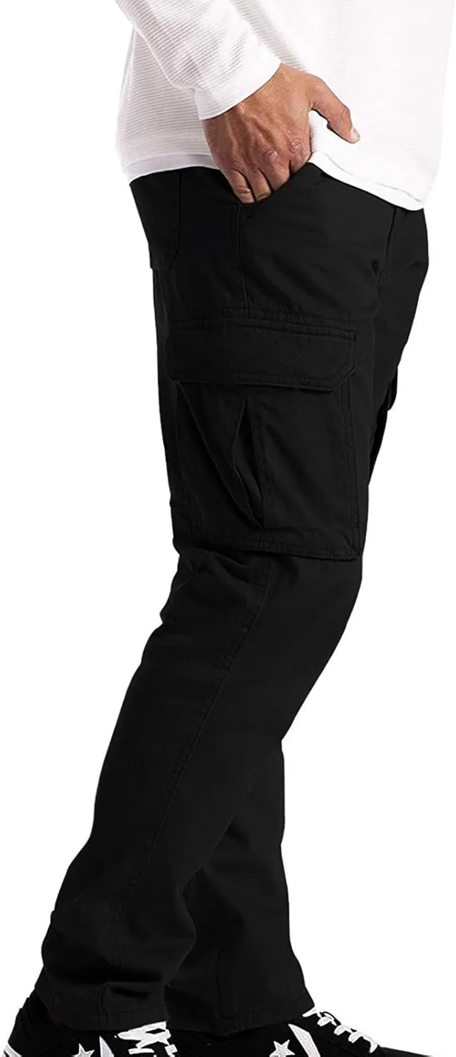 Cargo Pants for Men Big and Tall Cargo Pants Casual Lightweight Work Pants Tactical Wild Army Combat Ripstop Trousers