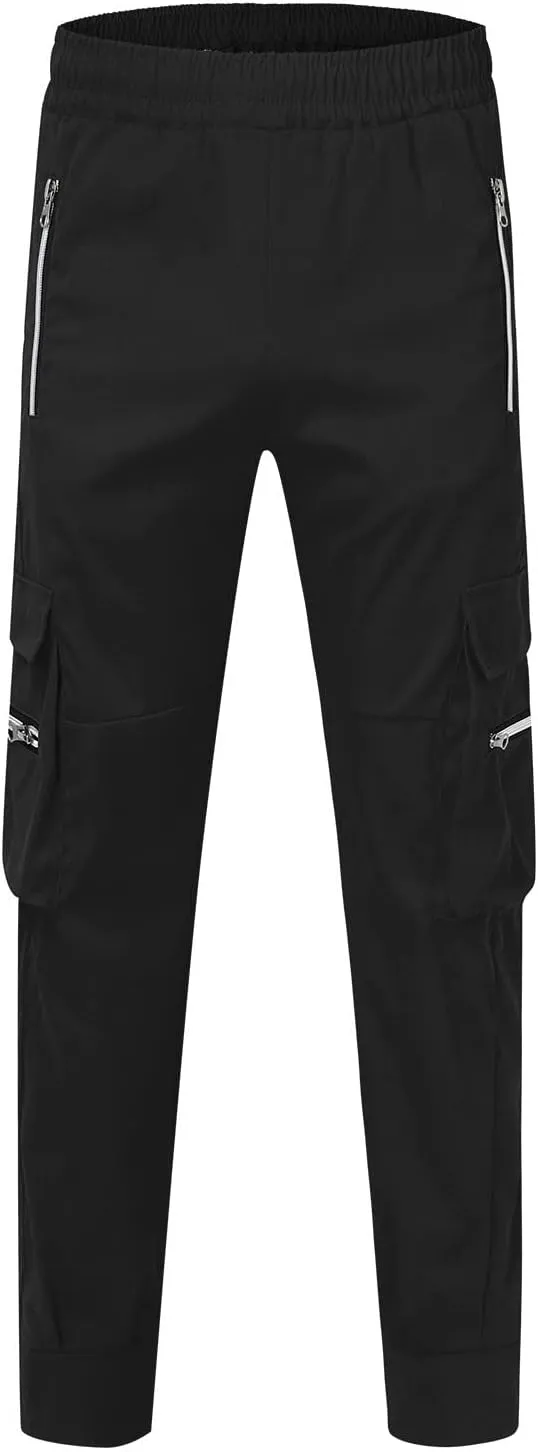 Cargo Pants for Men Big and Tall, Pants Sport Training Tapered Sweatpants Casual Athletics Joggers Mens Casual Pants
