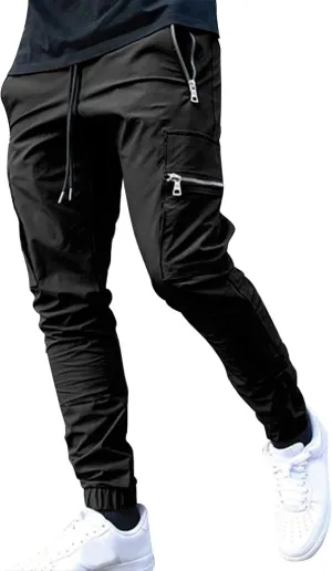 Cargo Pants for Men Big and Tall, Pants Sport Training Tapered Sweatpants Casual Athletics Joggers Mens Casual Pants