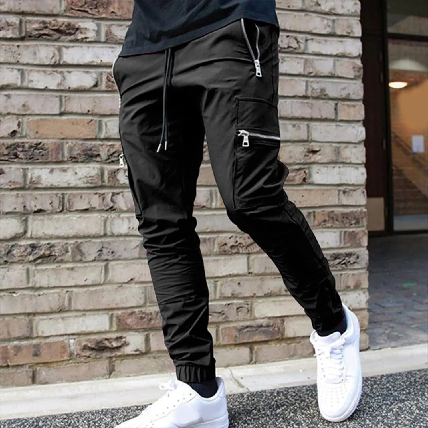 Cargo Pants for Men Big and Tall, Pants Sport Training Tapered Sweatpants Casual Athletics Joggers Mens Casual Pants