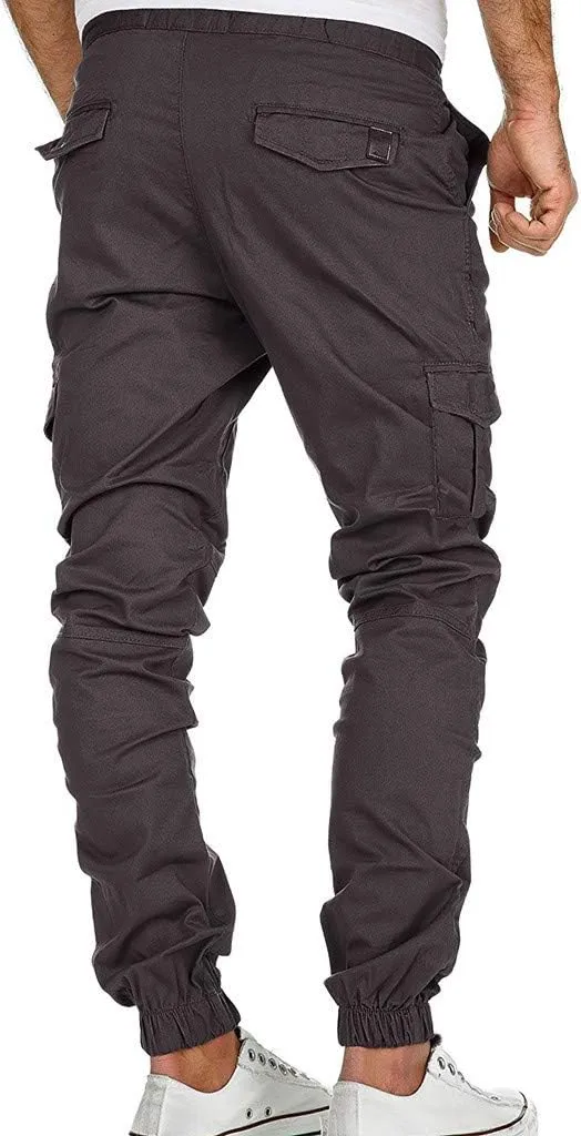 Cargo Pants for Men Joggers Men's Slim Fit Workout Athletic Pants Sweatpants for Men with Pockets Men's Slim Joggers