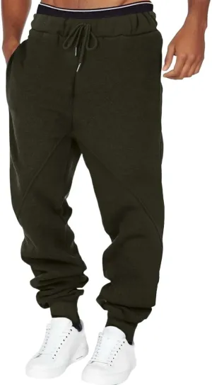 Cargo Pants for Men Relaxed Fit Mens Cargo Pants Drawstring Sports Trousers Joggers for Men Sports Active Sweatpants