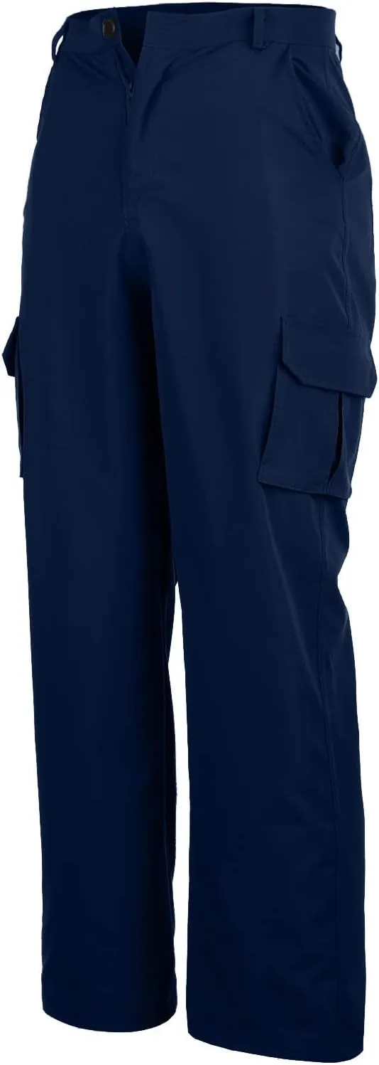Cargo Pants for Men Relaxed Fit Pants Mens Cargo Sweatpants Heavyweight Fleece Jogger Pants Drawstring Sports Workout
