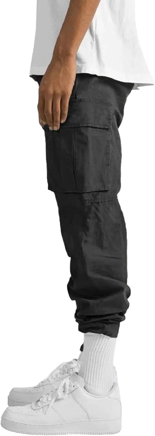 Cargo Pants for Men Work Relaxed Fit Men's Military Tactical Pants Big and Tall Hiking Trousers Baggy Workout Joggers