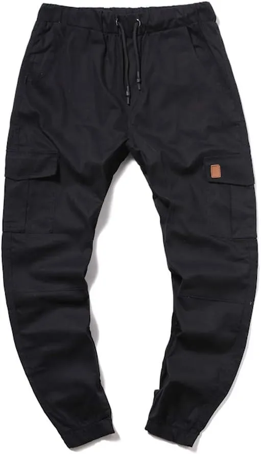 Cargo Sweatpants for Men Big and Tall Fit Cargo Pants for Men Stretch Men's Slim Fit Fleece Pants Winter Big and Tall
