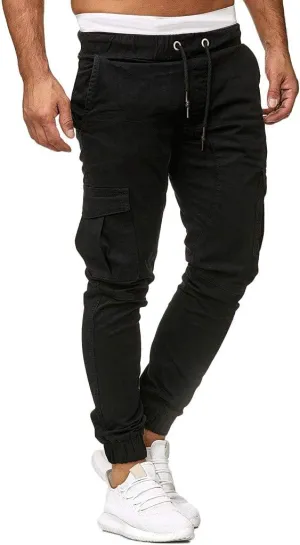 Cargo Sweatpants for Men Big and Tall Fit Cargo Pants for Men Stretch Men's Slim Fit Fleece Pants Winter Big and Tall