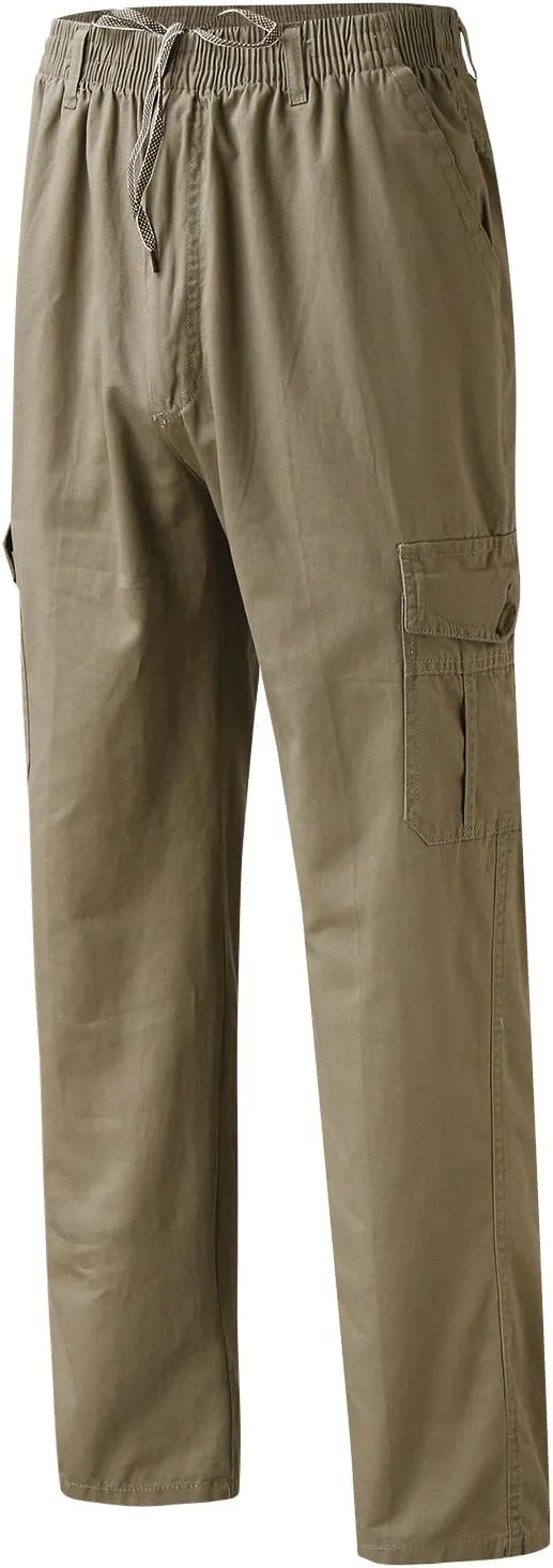 Cargo Sweatpants for Men Mens Lounge Pants Sweatpants Pant with Zipper Pockets Tapered Athletic Joggers Track Workout