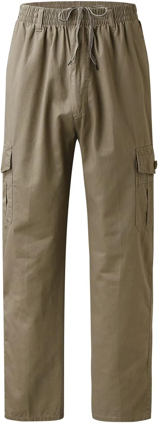 Cargo Sweatpants for Men Mens Lounge Pants Sweatpants Pant with Zipper Pockets Tapered Athletic Joggers Track Workout
