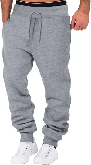 Cargo Sweatpants for Men Work Pants Hiking Cargo Pants Relaxed Winter Men Joggers Pants Loose Fit Men's Classic-Fit