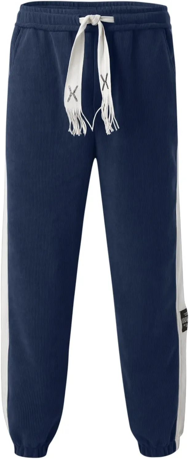 Cargo Trousers for Men Jogger Sweatpants for Men Men's Fleece Lounge Pants Mens Fleece Active Athletic Workout Jogger