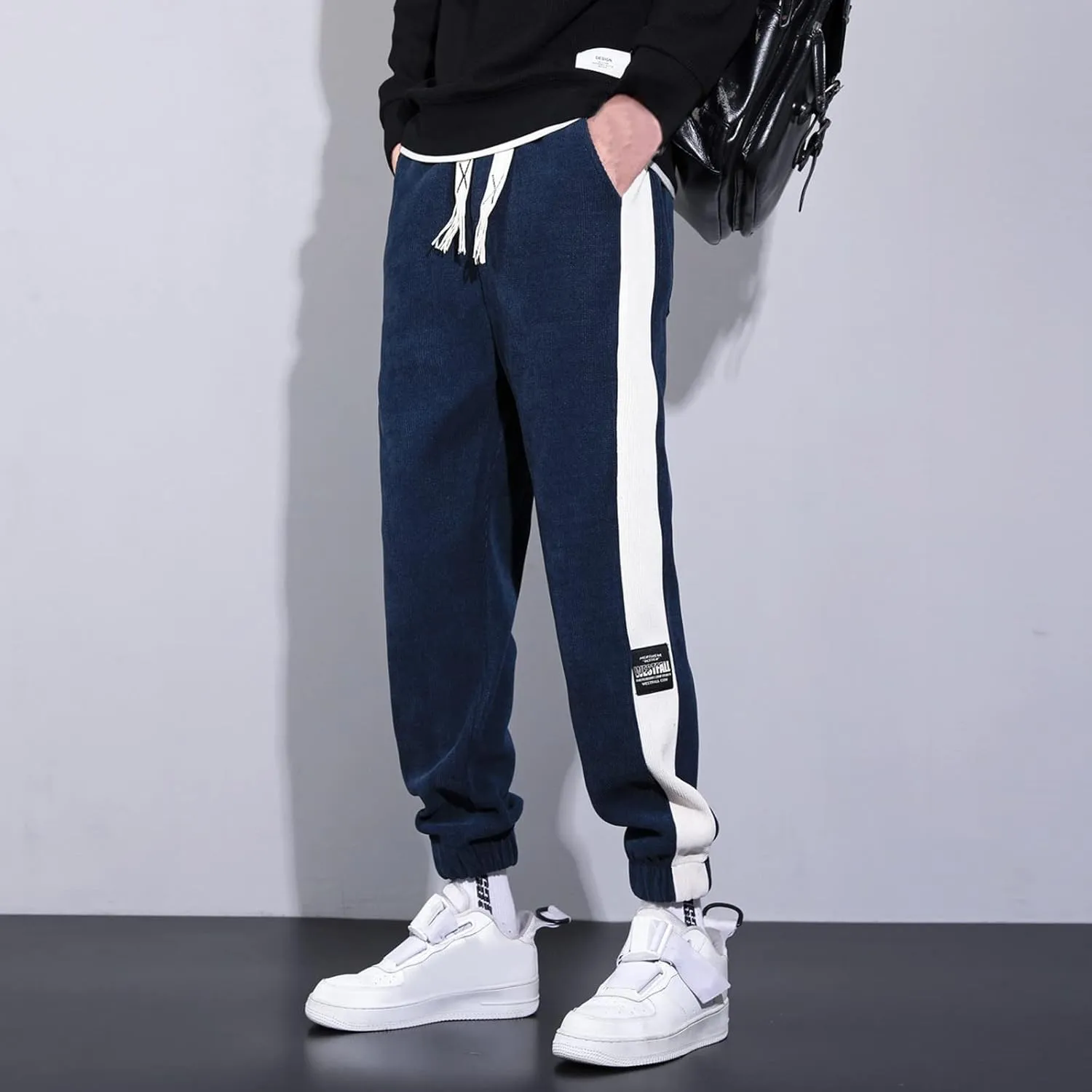 Cargo Trousers for Men Jogger Sweatpants for Men Men's Fleece Lounge Pants Mens Fleece Active Athletic Workout Jogger