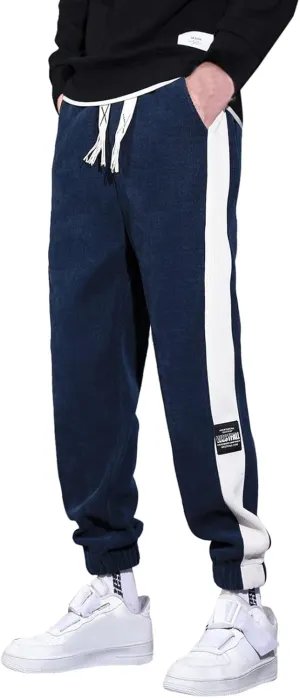Cargo Trousers for Men Jogger Sweatpants for Men Men's Fleece Lounge Pants Mens Fleece Active Athletic Workout Jogger