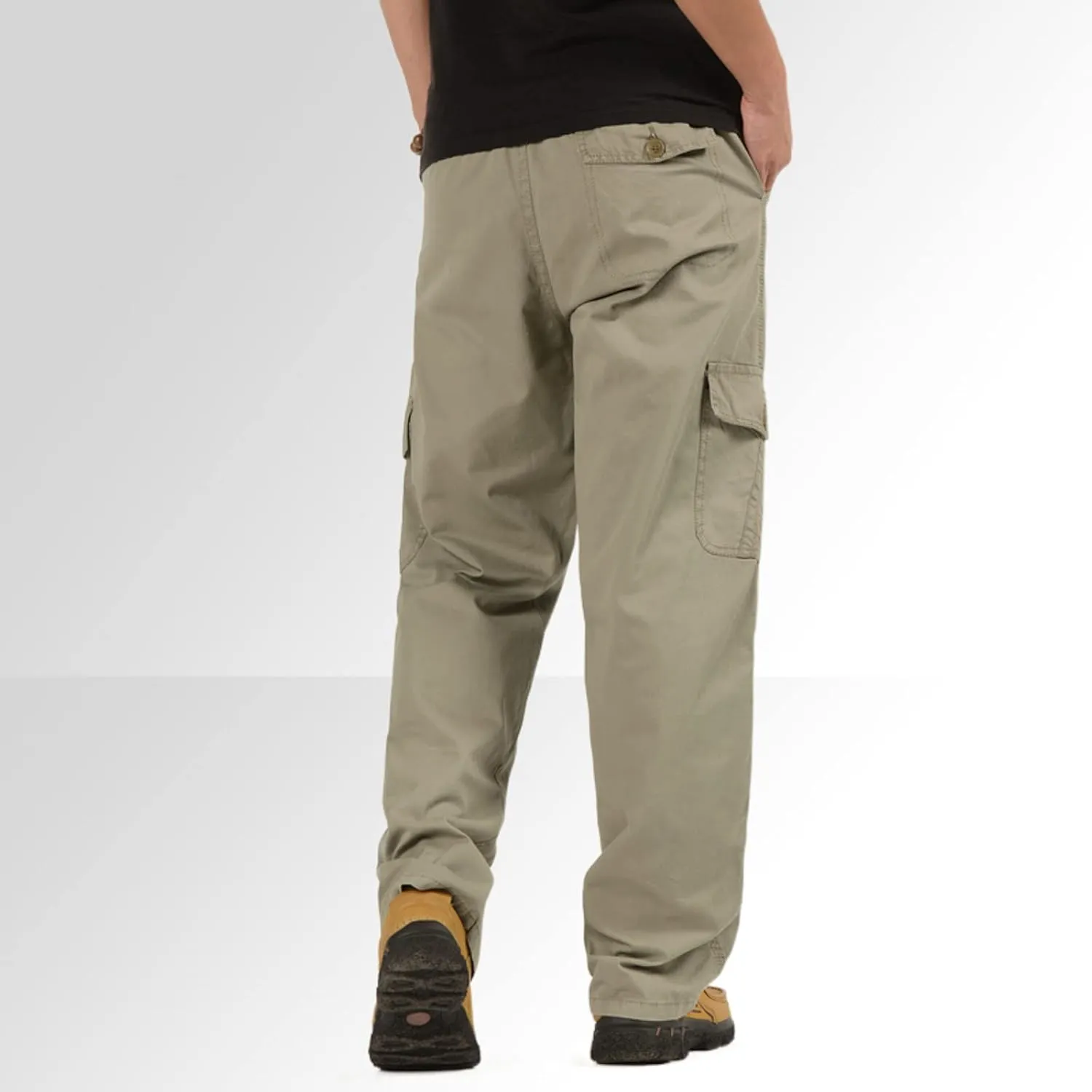 Cargo Trousers for Men with Pockets Men's Basic Active Fleece Jogger Pants Regular and Big & Tall Sizes for Workout