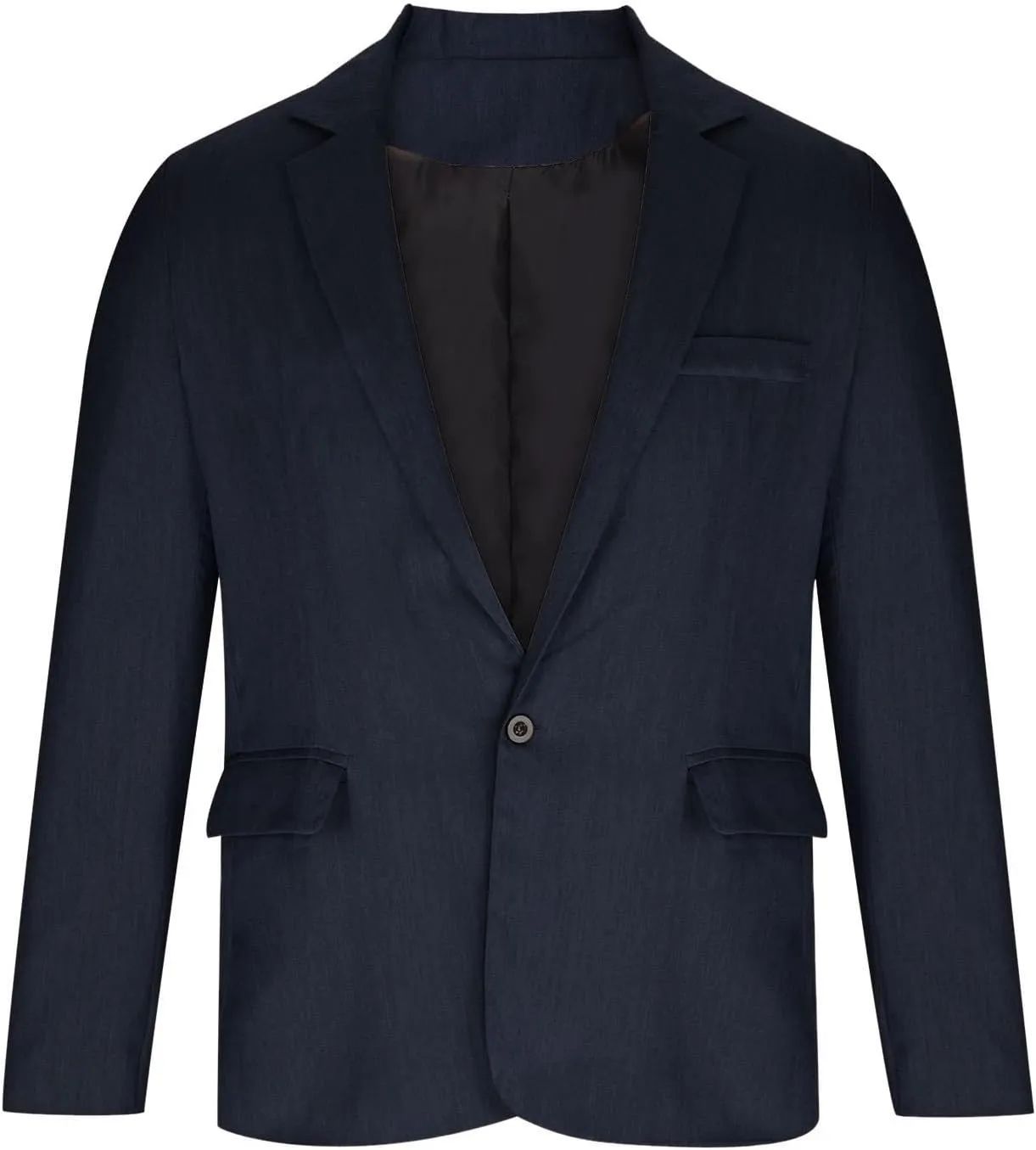 Casual Blazer for Men Slim Fit Lightweight Jacket Casual Sport Coat One Button Suit Jacket for Wedding Business