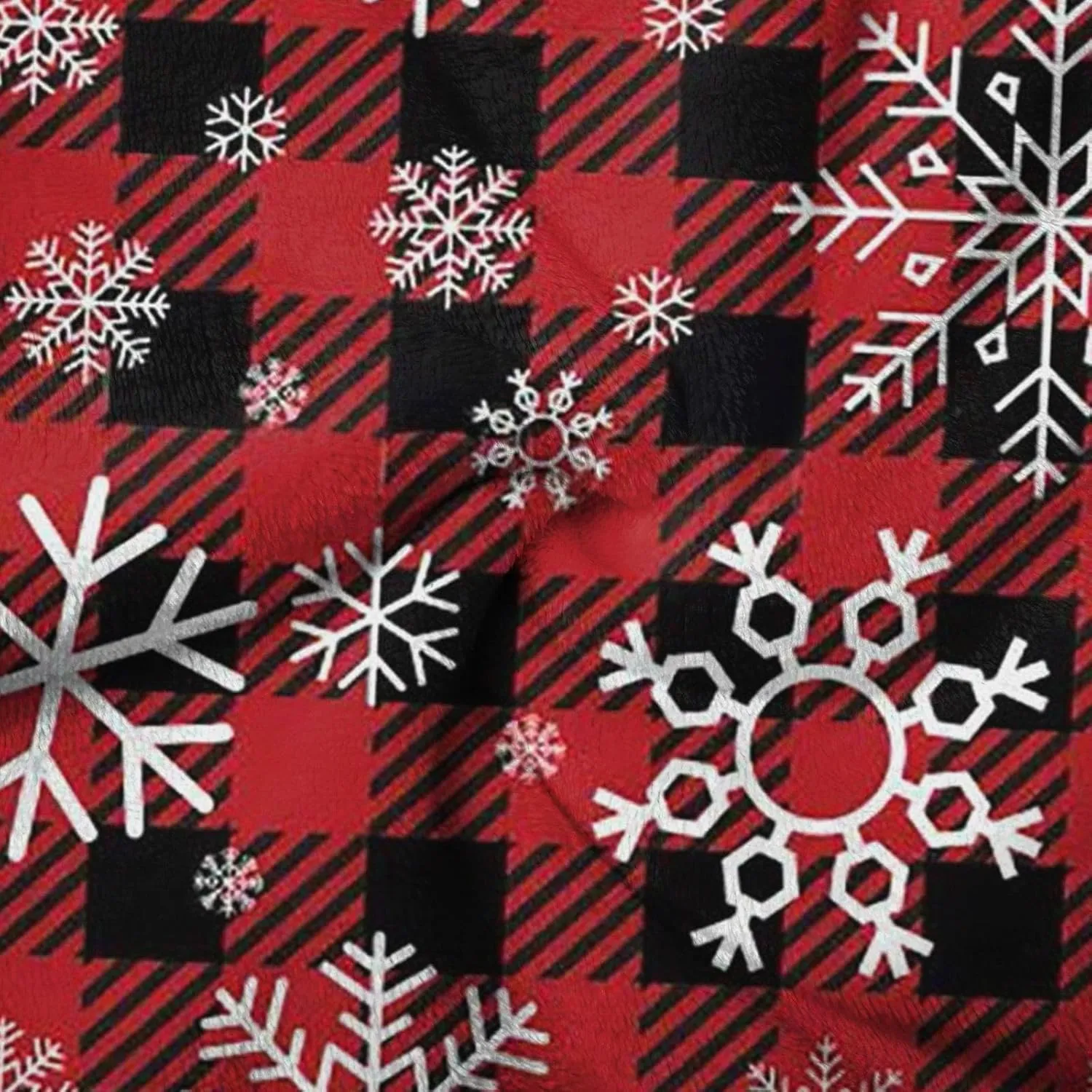 Christmas Pajamas for Women Fleece Pajama Pants Warm Plaid Lounge Pj Bottoms for Women with Pockets Soft Sleepwear