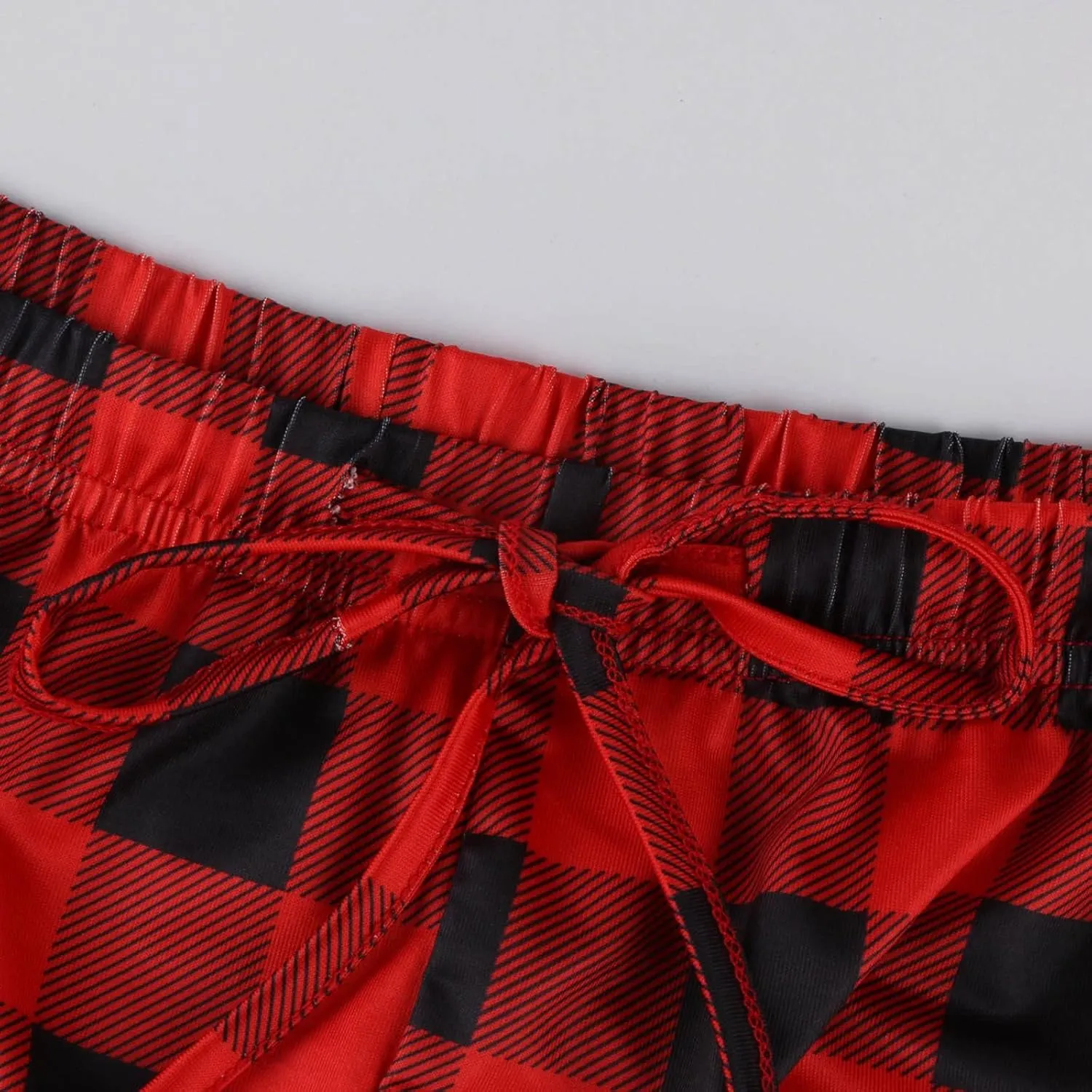 Christmas Pants for Women Buffalo Plaid Soft Sleepwear Lounge Pants Gifts for Him Her Pj Bottoms Joggers Sweatpants
