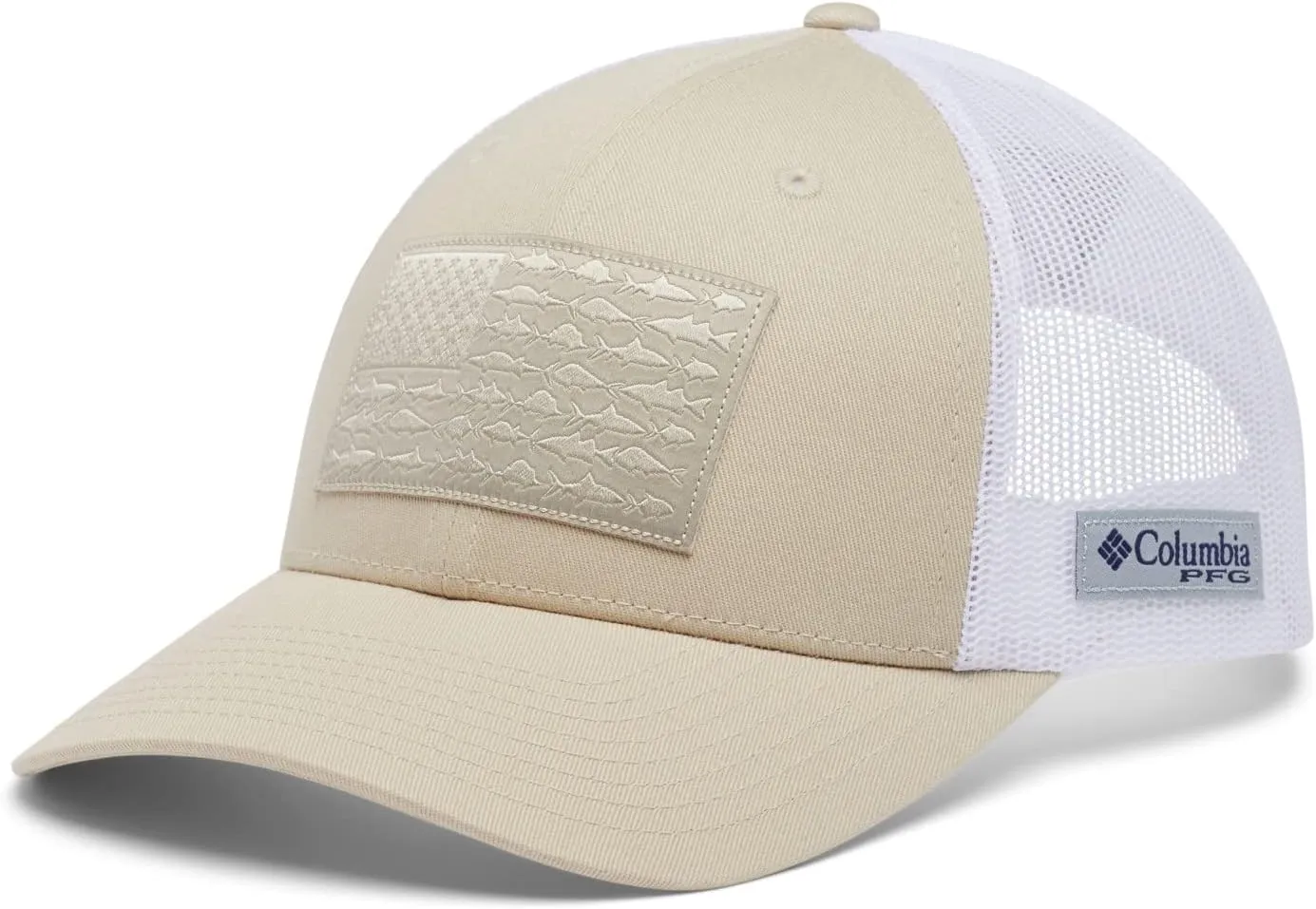 Columbia Unisex-Adult Pfg Fish Flag Mesh Snap Back