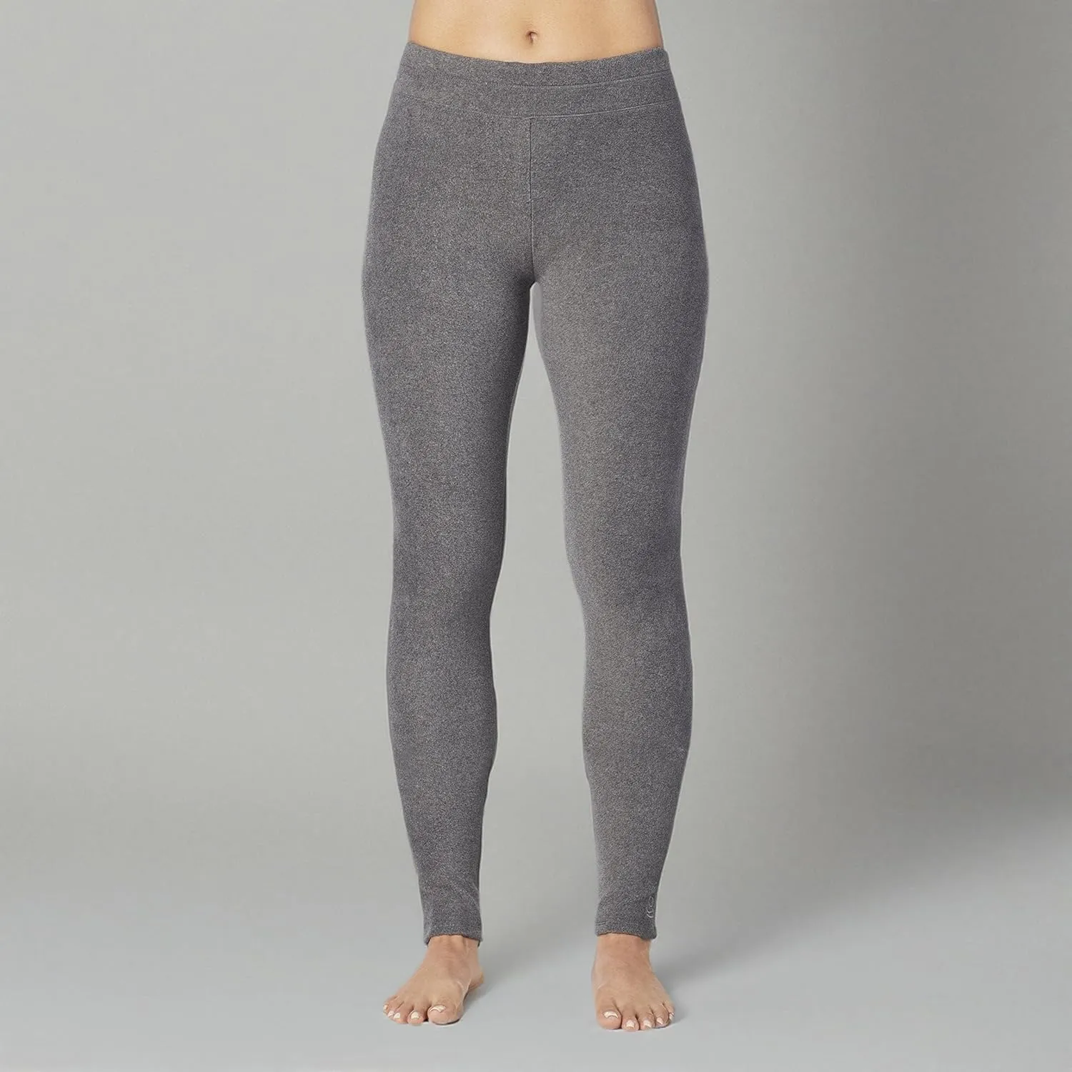 Cuddl Duds Fleecewear with Stretch Leggings for Women - Thermal Fleece Lined Base Layer Tights - Cold Weather Winter Clothes