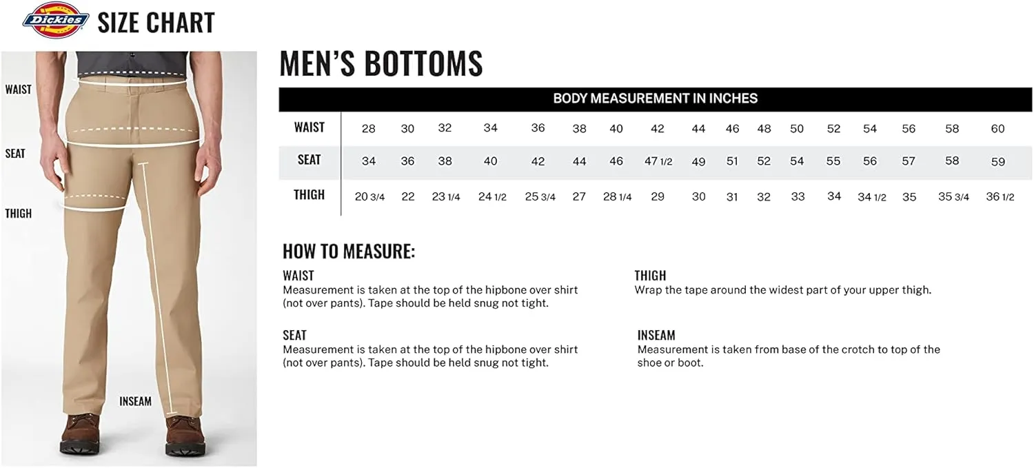 Dickies Men's Loose Fit Cargo Work Shorts, 13"