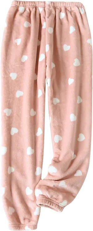 Fall Fashion for Women 2024 Trendy Flannel Pajama Pants Casual Pj Pants Winter Drawstring Fuzzy Home Cute Pants