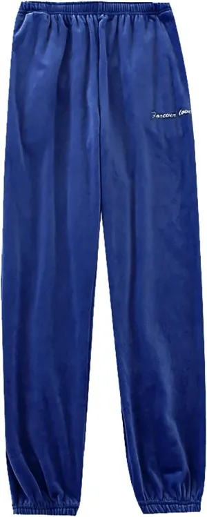 Fall Fashion for Women 2024 Trendy Women's Fleece Pajama Pants Comfy Warm Lounge Long Sleepwear Velvet Home Pants