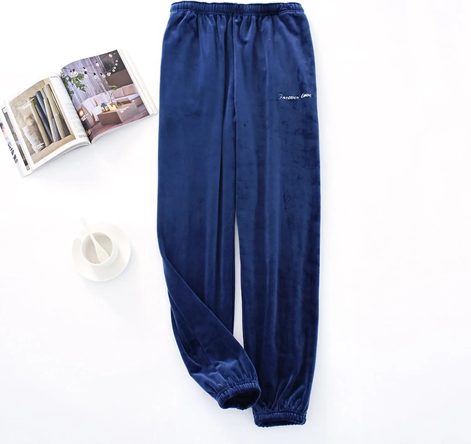 Fall Fashion for Women 2024 Trendy Women's Fleece Pajama Pants Comfy Warm Lounge Long Sleepwear Velvet Home Pants
