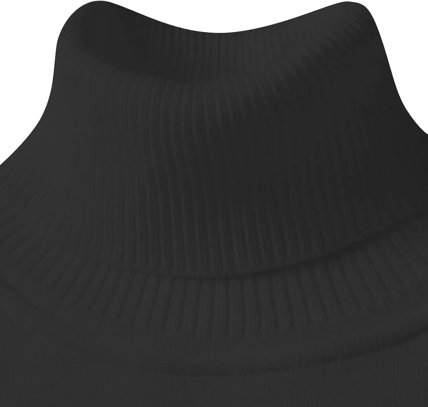Fleece Lined Sweatshirts for Men Turtleneck Oversized Long Sleeve Knit Sweater Solid Casual Winter Warm Pullover Tops