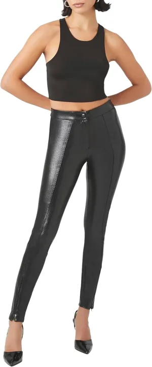 Forever 21 Women's Faux Leather High-Rise Skinny Pants