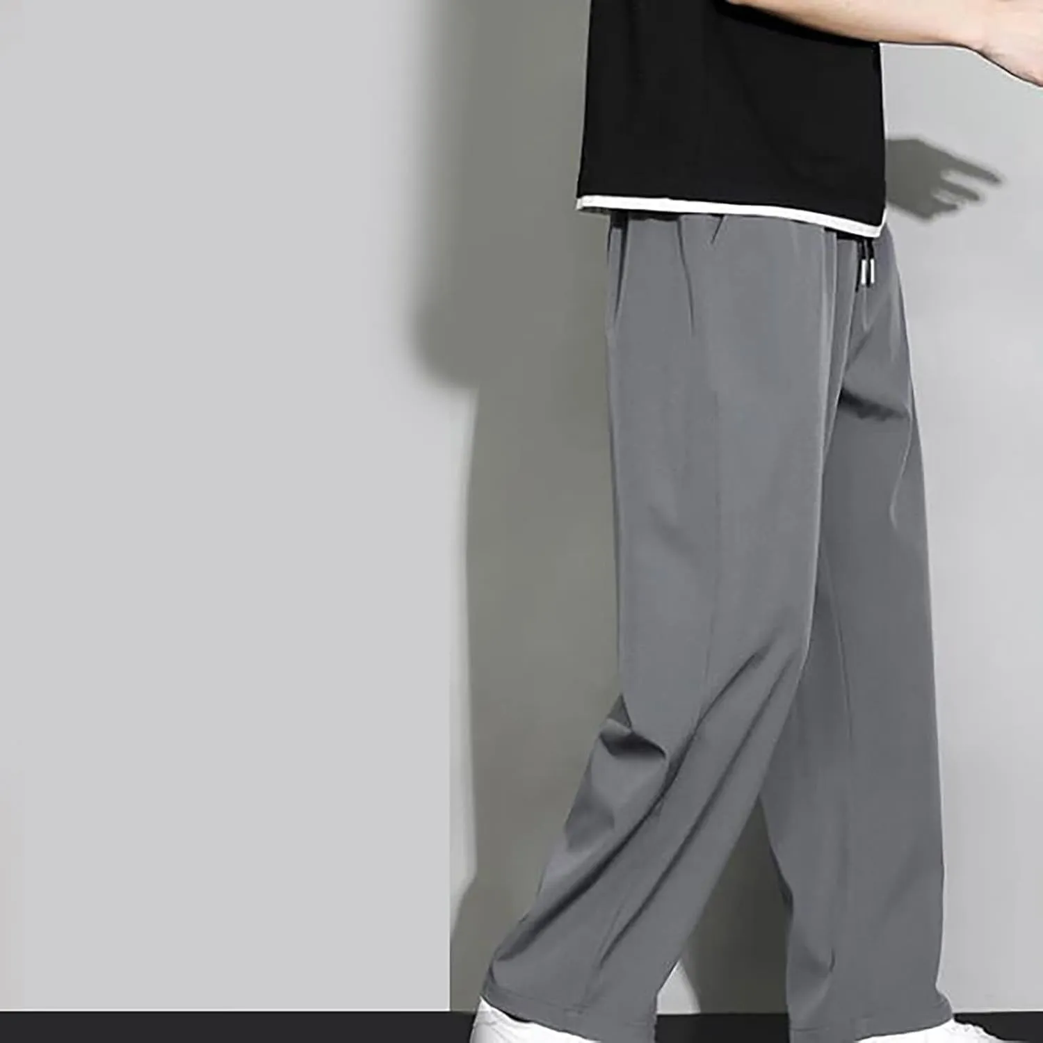 GIERIDUC Men Fashion Sports Casual Pants Casual Corduroy Pants for Men Basketball Tear Away Pants Slim Fit Walking Trousers
