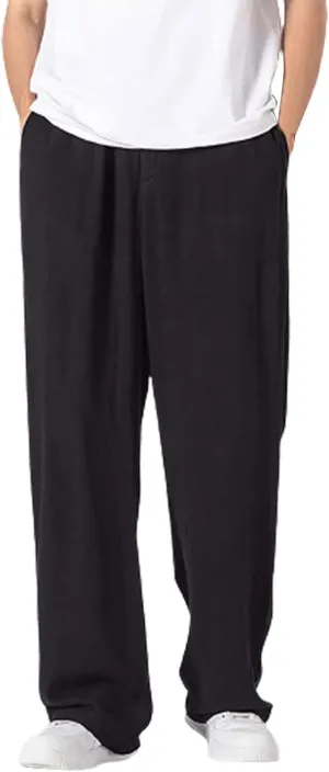 GIERIDUC Mens Joggers Pants Sweatpants Men Joggers with Zipper Pockets Men's Stretch Corduroy Pants Skinny Khaki Pants Mens