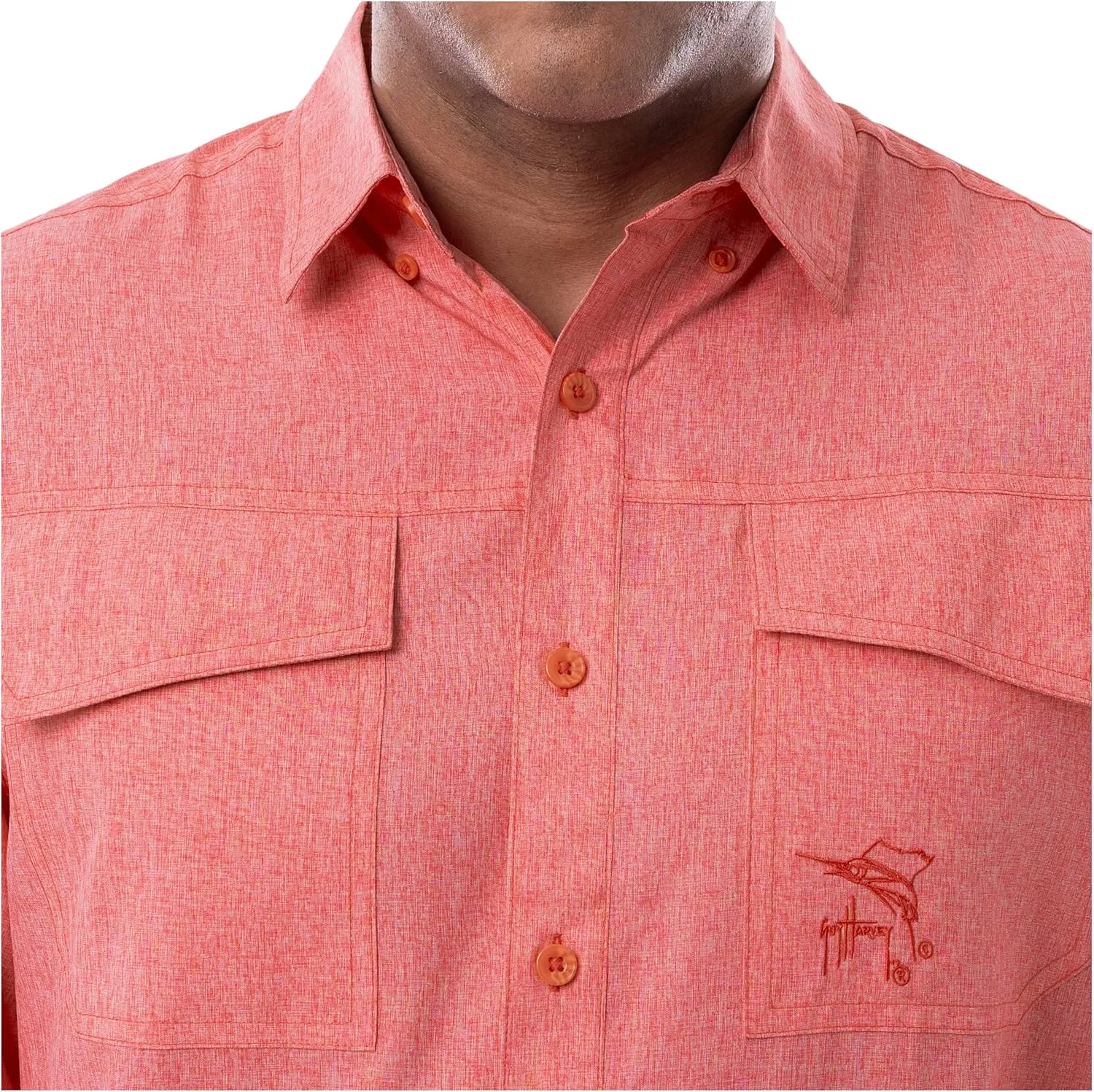 Guy Harvey Men's Long Sleeve Performance Fishing Shirt