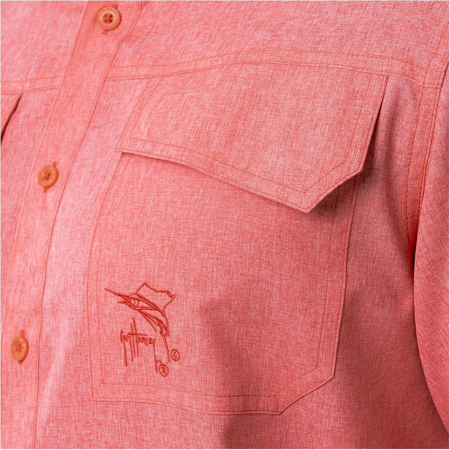 Guy Harvey Men's Long Sleeve Performance Fishing Shirt